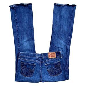 Lucky Brand Amber Sweet n Low Blue Jeans Size 10 / 30 or 30 x 31